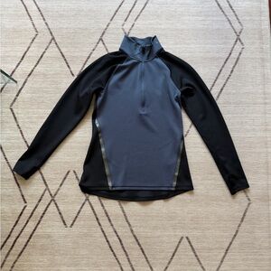 Under Armor Black and Blue Long Sleeve Athletic Top